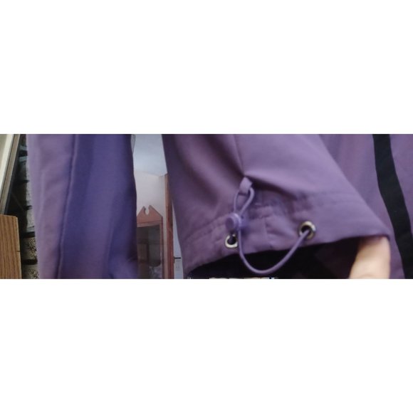 Tangerine Light Weight Jacket Women's Full Zip Medium Purple - Picture 2 of 3